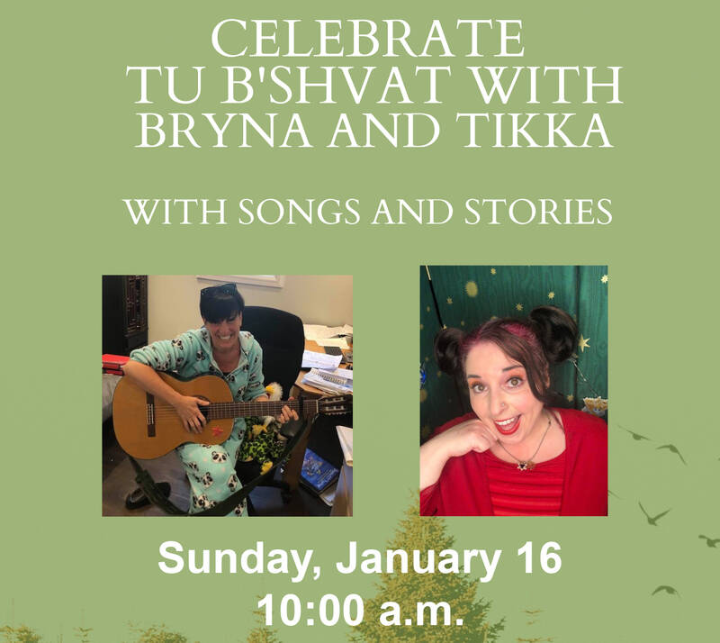 Banner Image for Tu B'Shvat Celebration with Bryna and Tikka