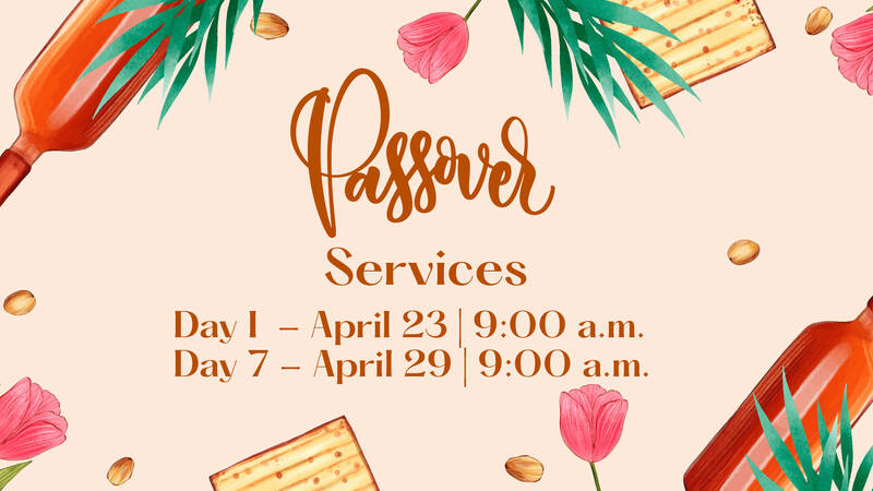 Banner Image for Passover Services